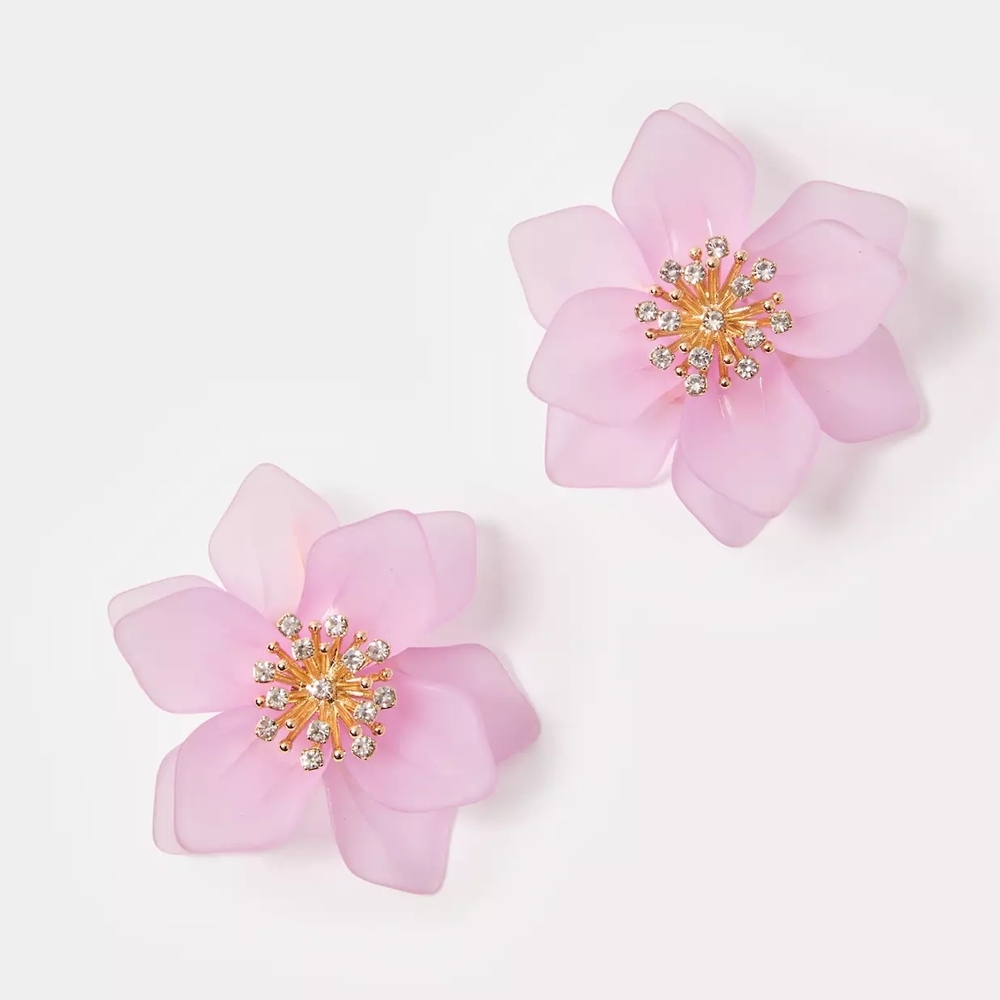 NWT Lilly Pulitzer Orchid Garden Earrings
